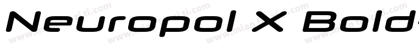 Neuropol X Bold字体转换